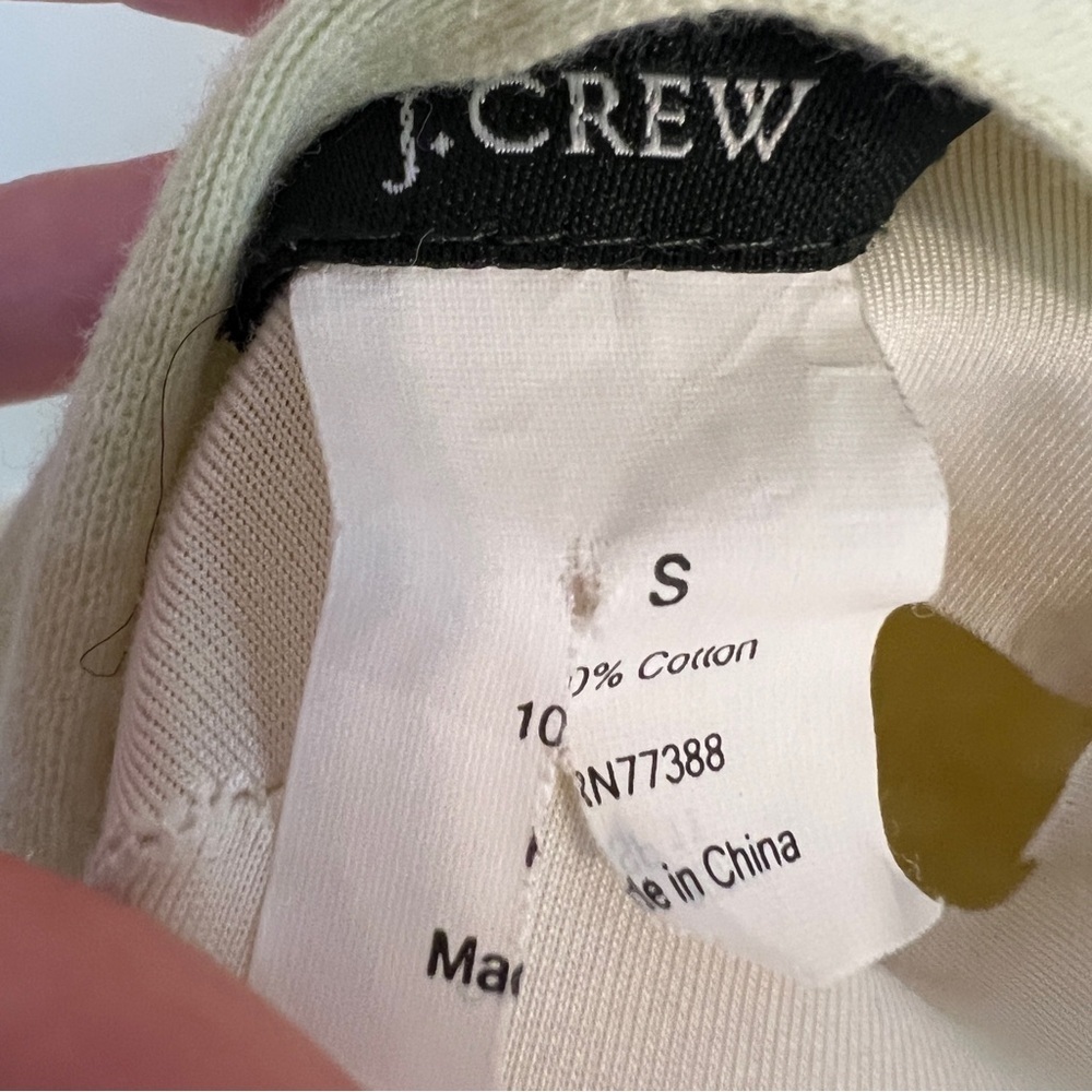 J. Crew Soft Mint green cotton Cardigan Sweater small - Picture 3 of 5